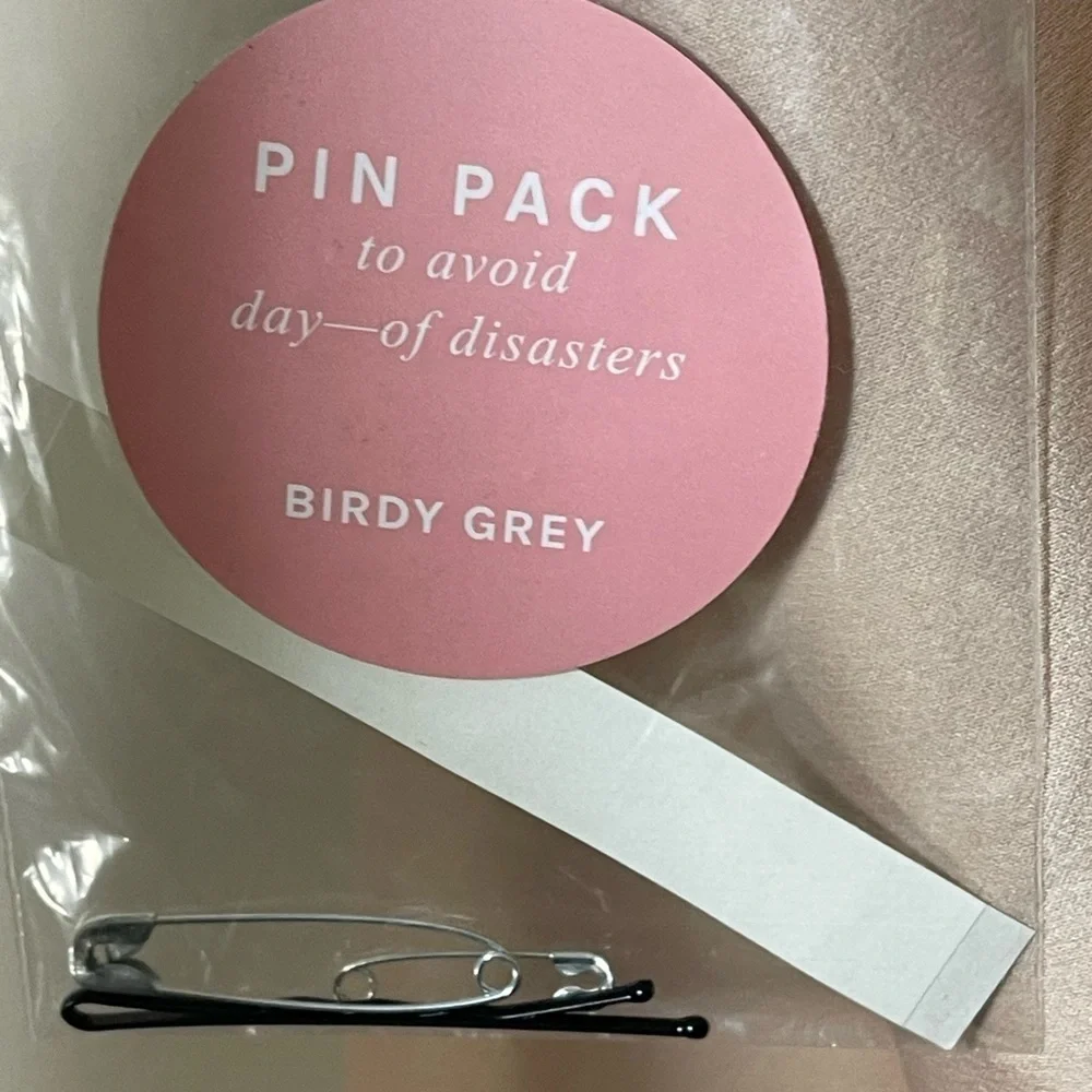 Birdy Grey Lisa Midi Slip Dress in Satin Rose Gold Sz. Medium